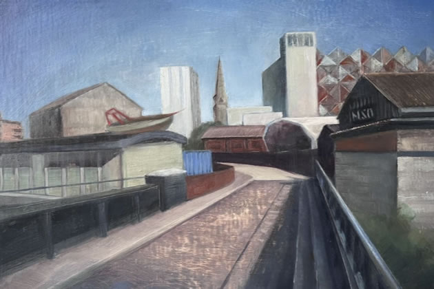 Dock Road by Vicki Cooke -  Brentford is host to a thriving artistic community