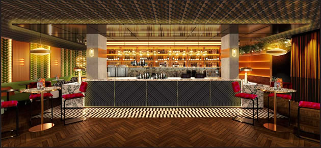 The bar in the new Brentford Everyman. Picture: Everyman Group