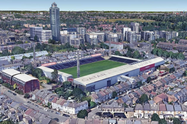 The Griffin Park stadium was demolished last year 