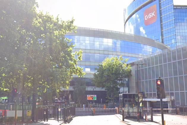 The multi-storey car park at GSK House. Picture: Google Streetview 