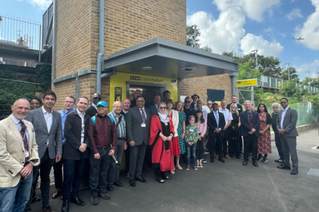 The upgraded station was opened by Mayor of Hounslow, Councillor Karen Smith