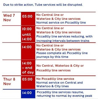 Overlapping Strikes on Central and Piccadilly Lines Set to Go Ahead ...